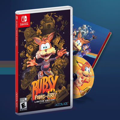 Our exclusive cover for Bubsy: Paws on Fire!