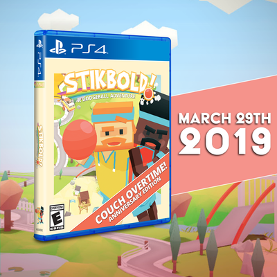 Stikbold! A Dodgeball Adventure releases on March 29th!
