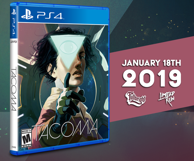 Tacoma and Proteus get a physical release next Friday, January 18th!