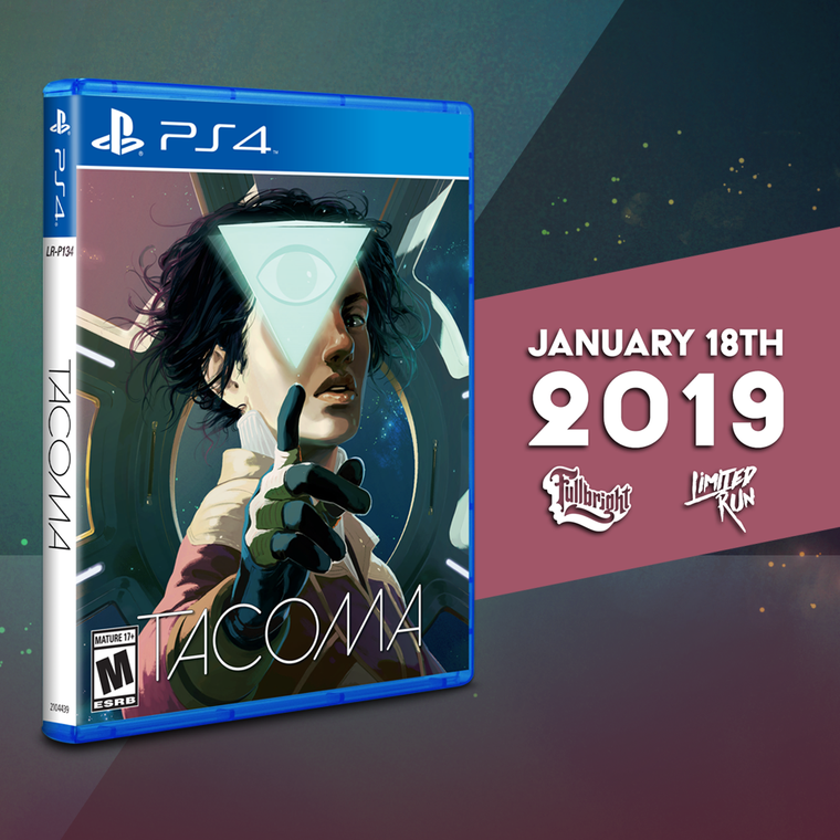 Tacoma and Proteus get a physical release next Friday, January 18th!