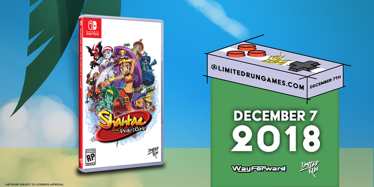 We're bringing Shantae and the Pirate's Curse to Switch!