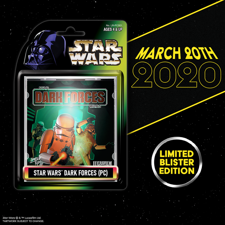 Star Wars: Dark Forces gets a Limited Run for the PC this Friday!