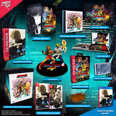 The details for our Limited Collector's Edition of Streets of Rage 4 is here!