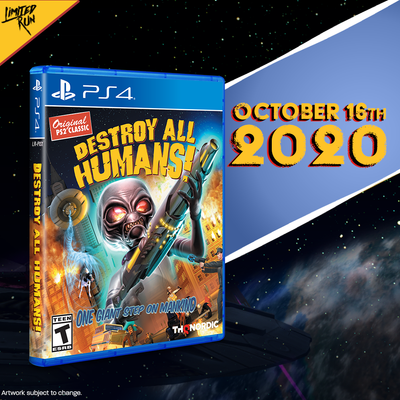 You have one mission: Destroy All Humans!