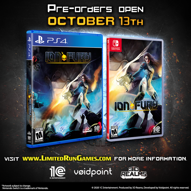 Ion Fury joins our distribution lineup on October 13th!