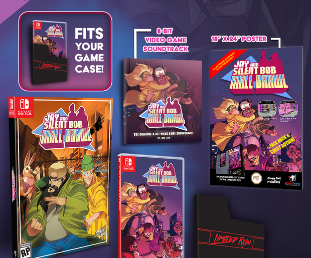 Jay and Silent Bob: Mall Brawl gets a physical run on the Nintendo Switch!