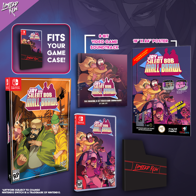 Jay and Silent Bob: Mall Brawl gets a physical run on the Nintendo Switch!
