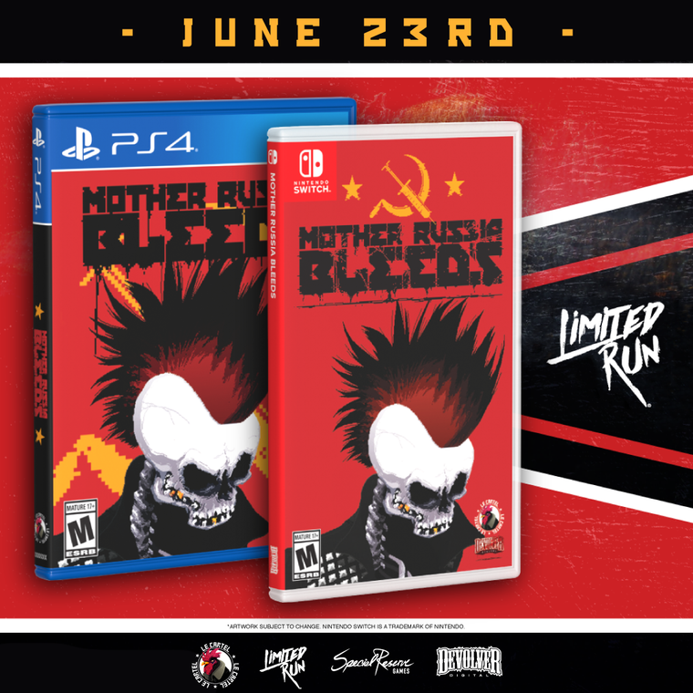 An LRG-exclusive variant of their Mother Russia Bleeds!