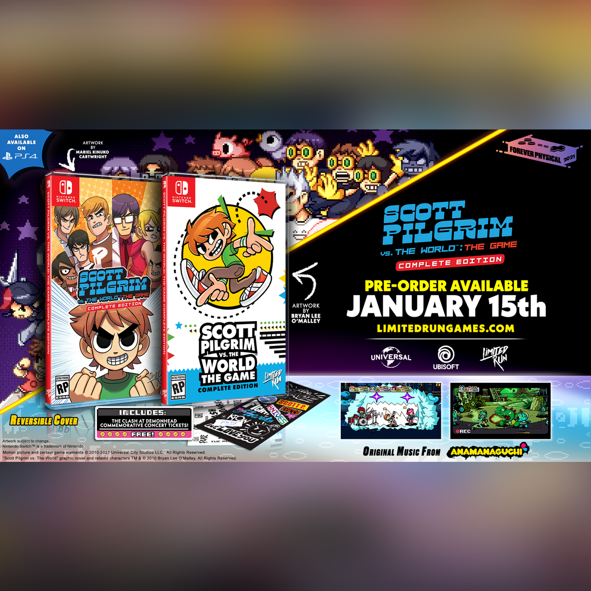 SW Scott Pilgrim vs The World 北米限定版 新品 SW Scott Pilgrim vs