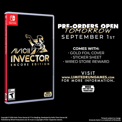 AVICII Invector gets a physical release through our distribution line!