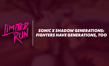 Sonic X Shadow Generations: Fighters Have Generations, Too