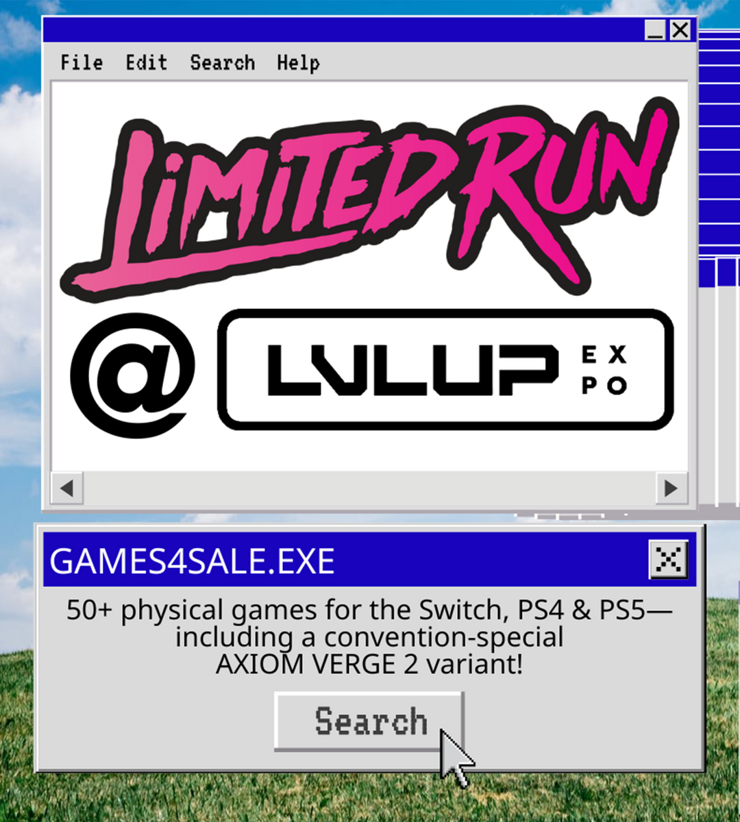 LVL UP EXPO 2023 Press Release Limited Run Games