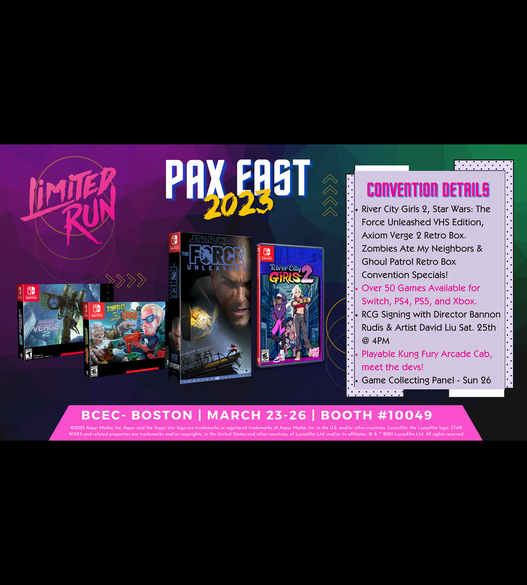 Limited Run Games salvando la E3 Limited Run Games salvando la E3