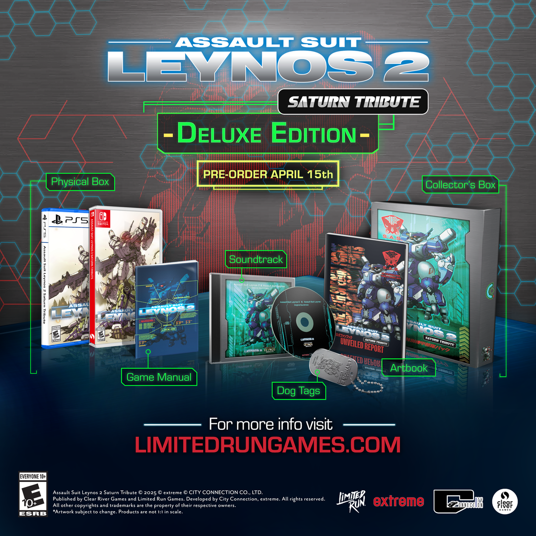 Assault Suit Leynos 2 Saturn Tribute Deluxe Edition (Switch, PS5