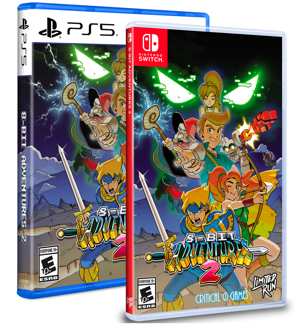8-Bit Adventures 2 Standard Edition (Switch, PS5) – Limited Run Games 8-Bit Adventures 2 Standard Edition (Switch, PS5) – Limited Run Games