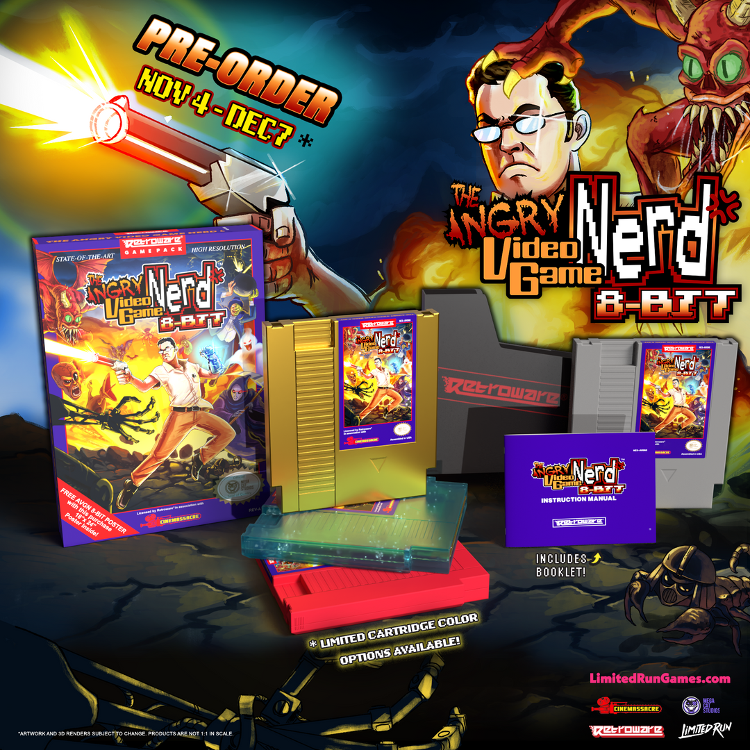 Angry Video Game Nerd 8-bit Limited Edition (NES) β Limited Run Games