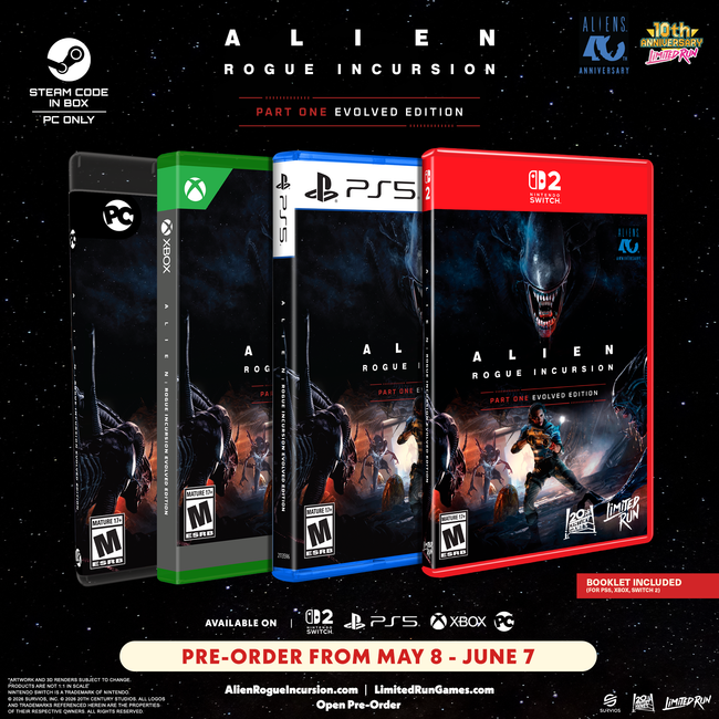Alien: Rogue Incursion Evolved Edition - Standard Edition (Switch 2, PS5, Xbox, PC)