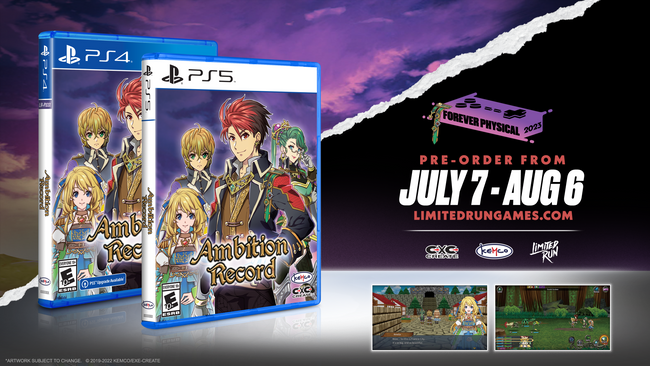 Limited Run #525: Ambition Record (PS4)