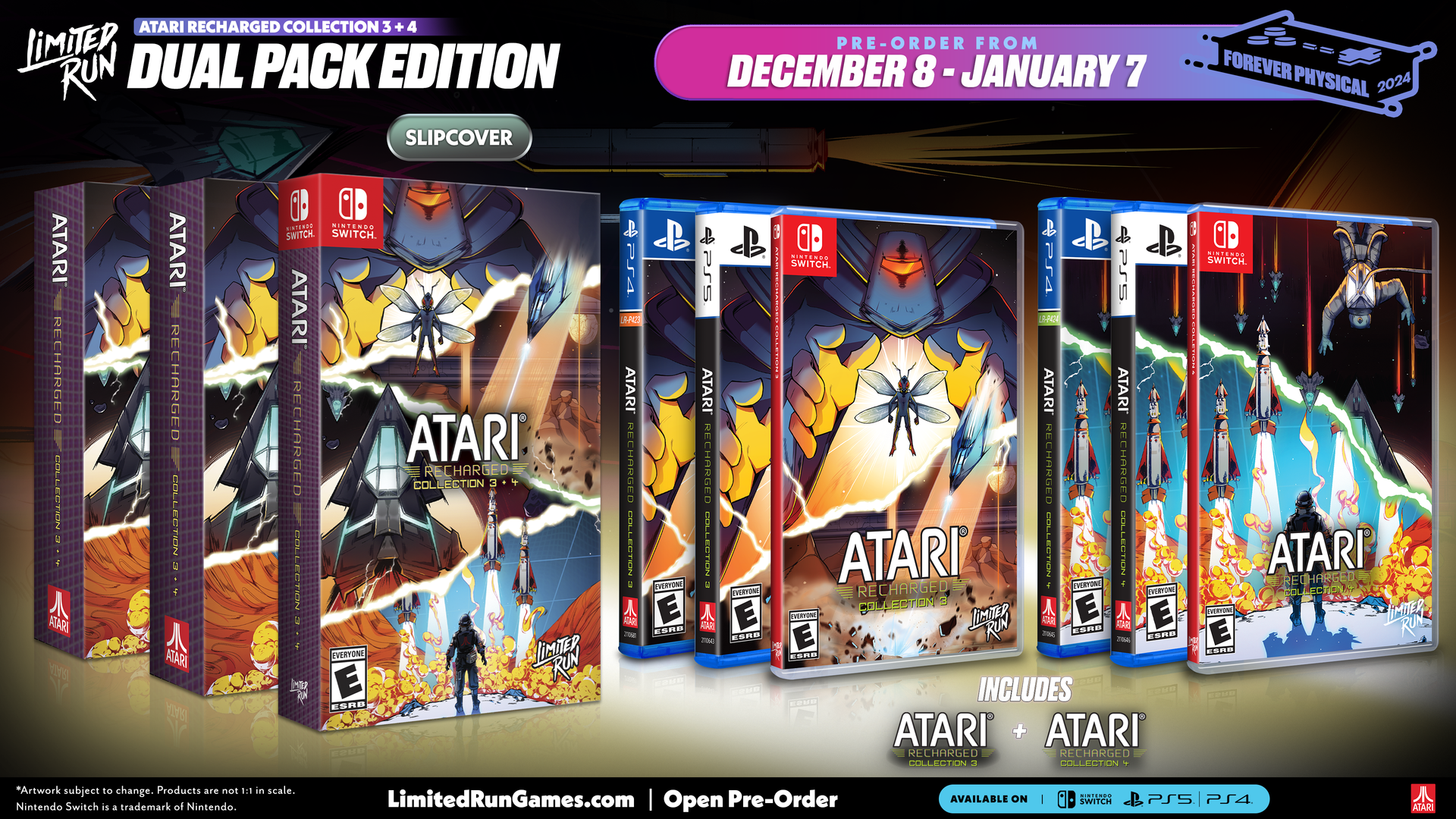Switch Limited Run #223 & #224: Atari Recharged Collection 3 + 4 Switch Limited Run #223 & #224: Atari Recharged Collection 3 + 4
