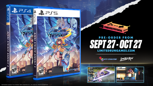 Azure Striker GUNVOLT 3 Standard Edition (PS5, PS4)