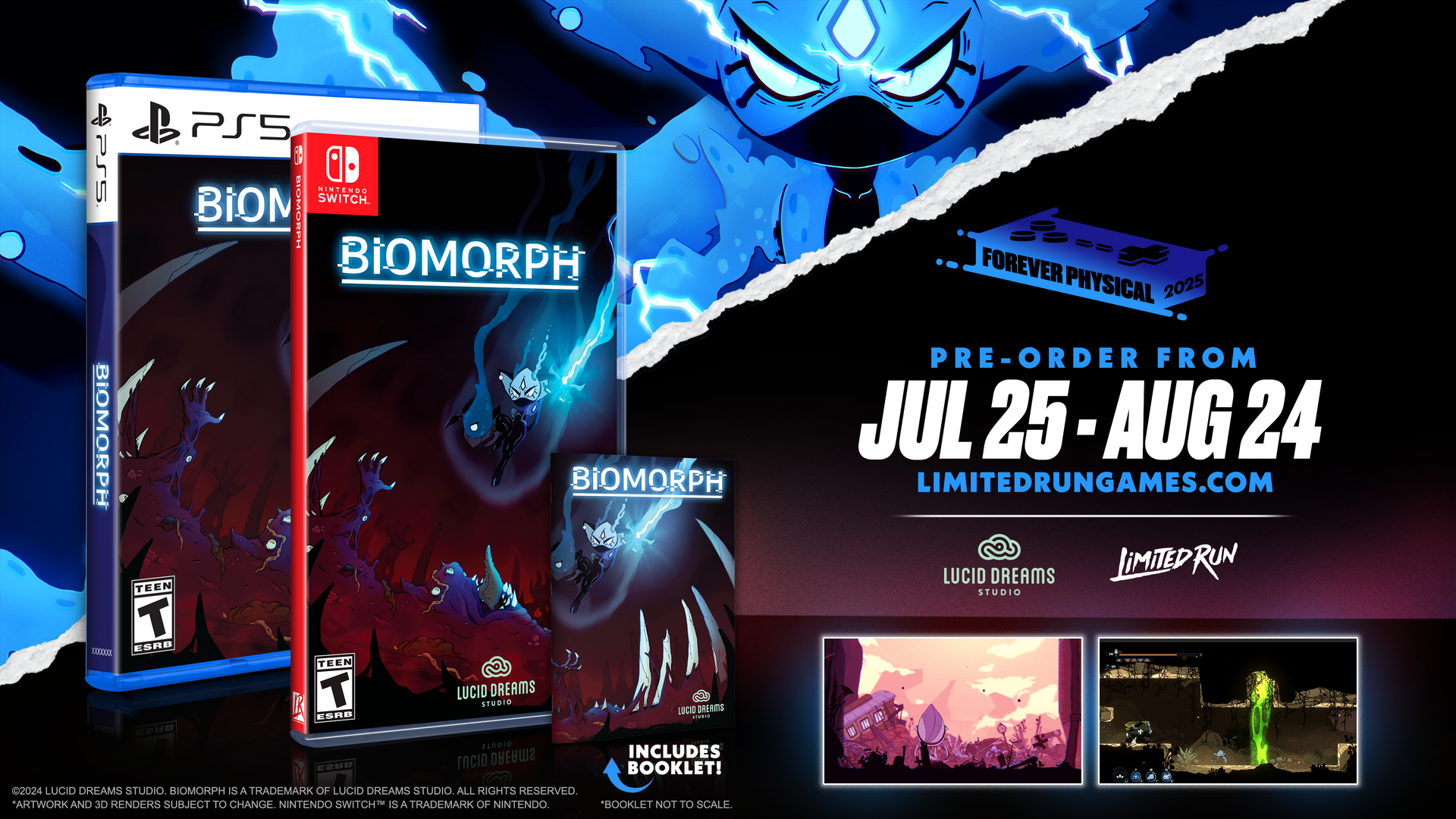 BIOMORPH Standard Edition (Switch, PS5) – Limited Run Games BIOMORPH Standard Edition (Switch, PS5) – Limited Run Games