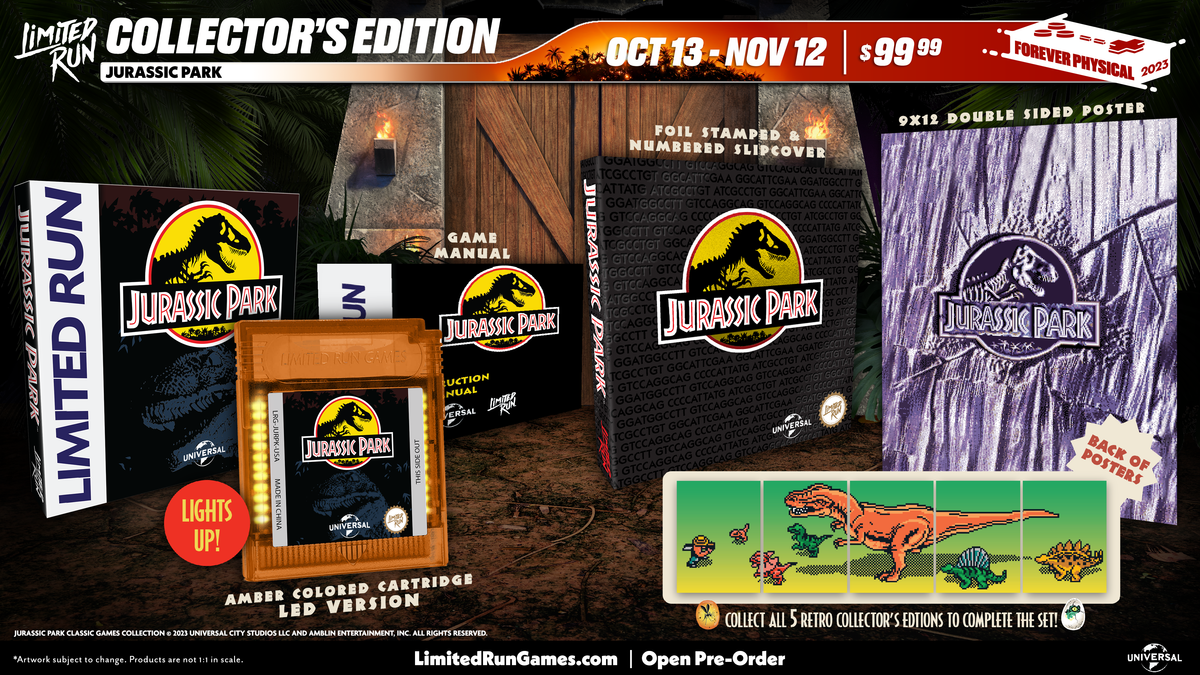 Jurassic Park Collector's Edition (GB) – Limited Run Games