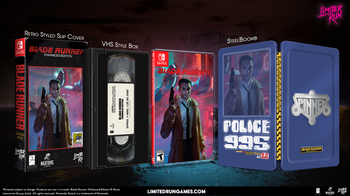 Switch Limited Run #153: Blade Runner Enhanced Edition VHS Edition Event Exclusive