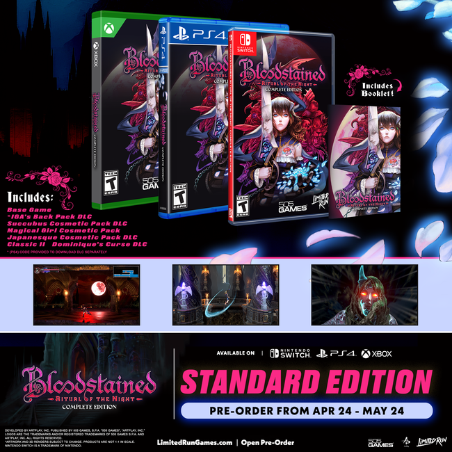 Bloodstained: Ritual of the Night Complete Edition - Standard Edition (Switch, PS4, Xbox)
