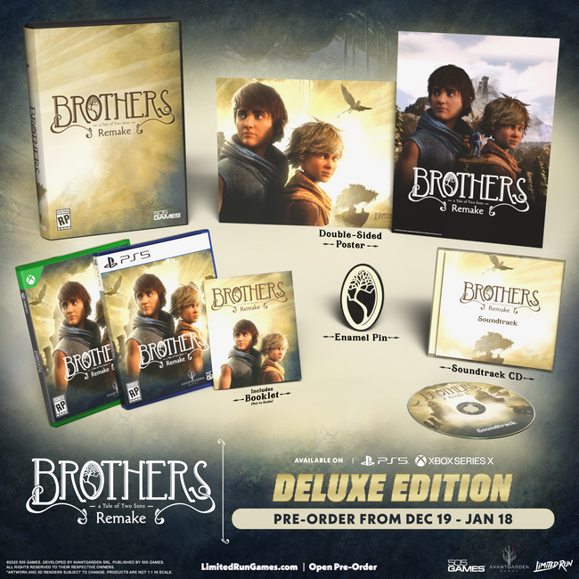 Brothers: A Tale of Two Sons Remake Deluxe Edition (PS5, Xbox)