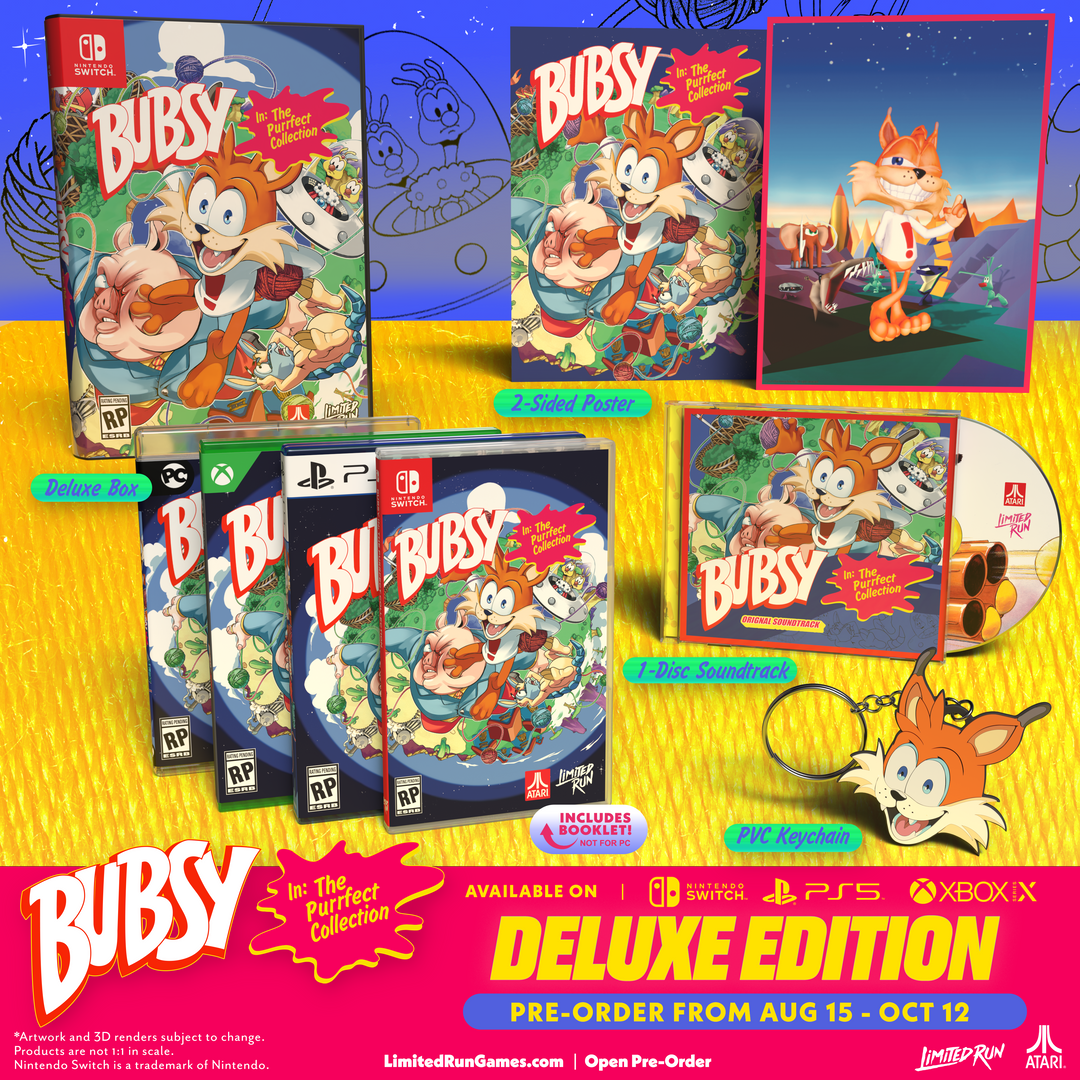 Bubsy in: The Purrfect Collection Deluxe Edition (Switch, PS5