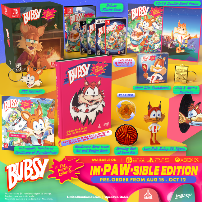 Bubsy in: The Purrfect Collection Im-paw-sible Edition (Switch, PS5, Xbox, PC)