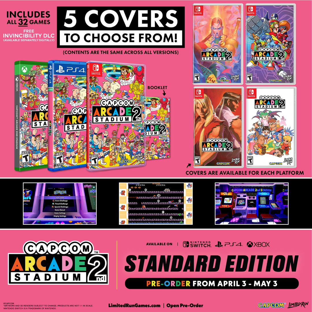 Xbox Limited Run #65: Capcom Arcade Stadium Vol. 2 – Limited Run Games