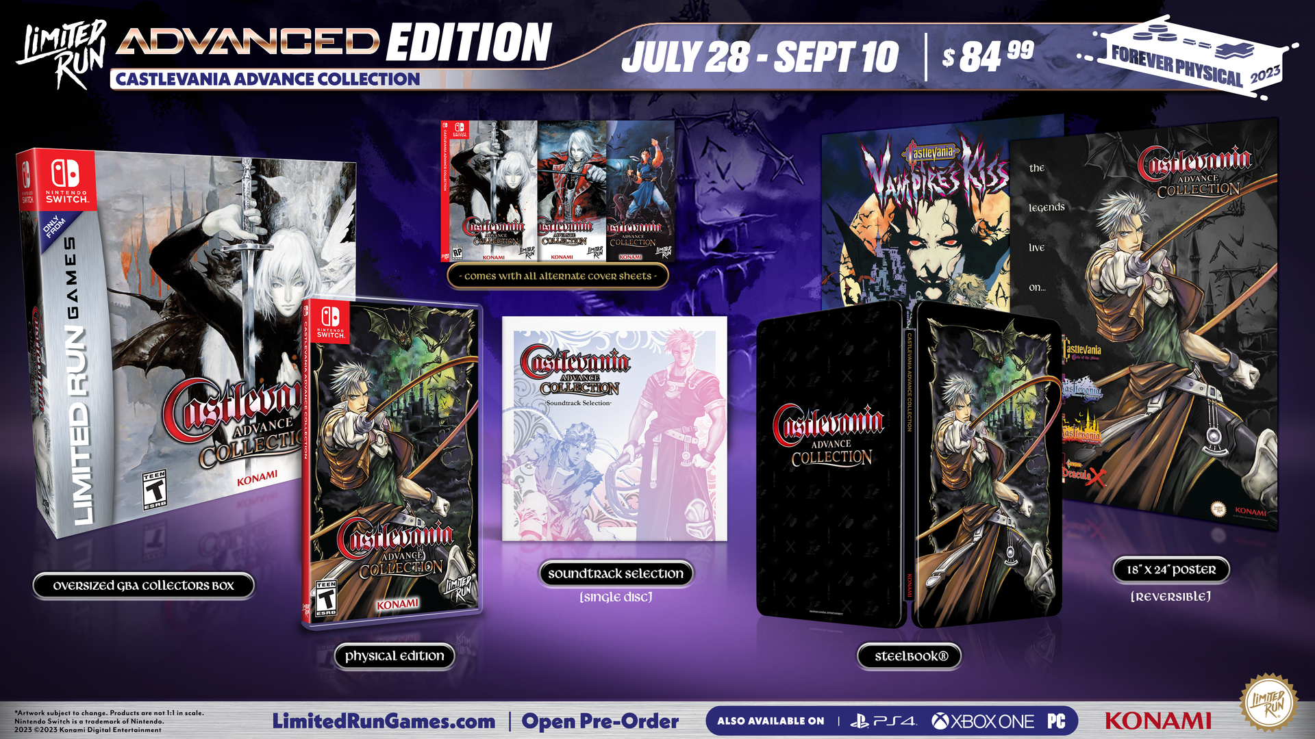 Switch Limited Run #198: Castlevania Advance Collection Advanced Switch Limited Run #198: Castlevania Advance Collection Advanced