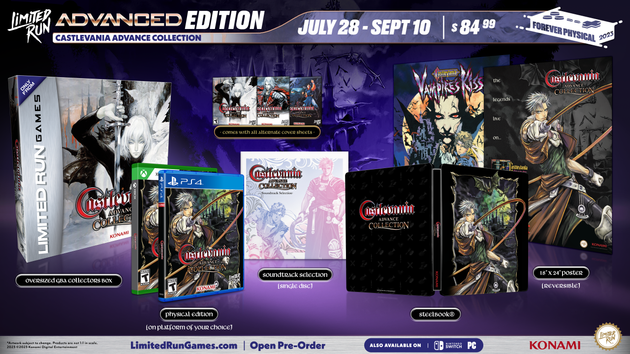 Limited Run #524: Castlevania Advance Collection Advanced Edition (PS4)