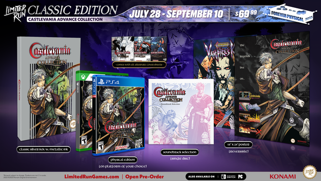 Xbox Series X/s Castlevania Advance Collection Classic Xbox Series X/s Castlevania Advance Collection Classic