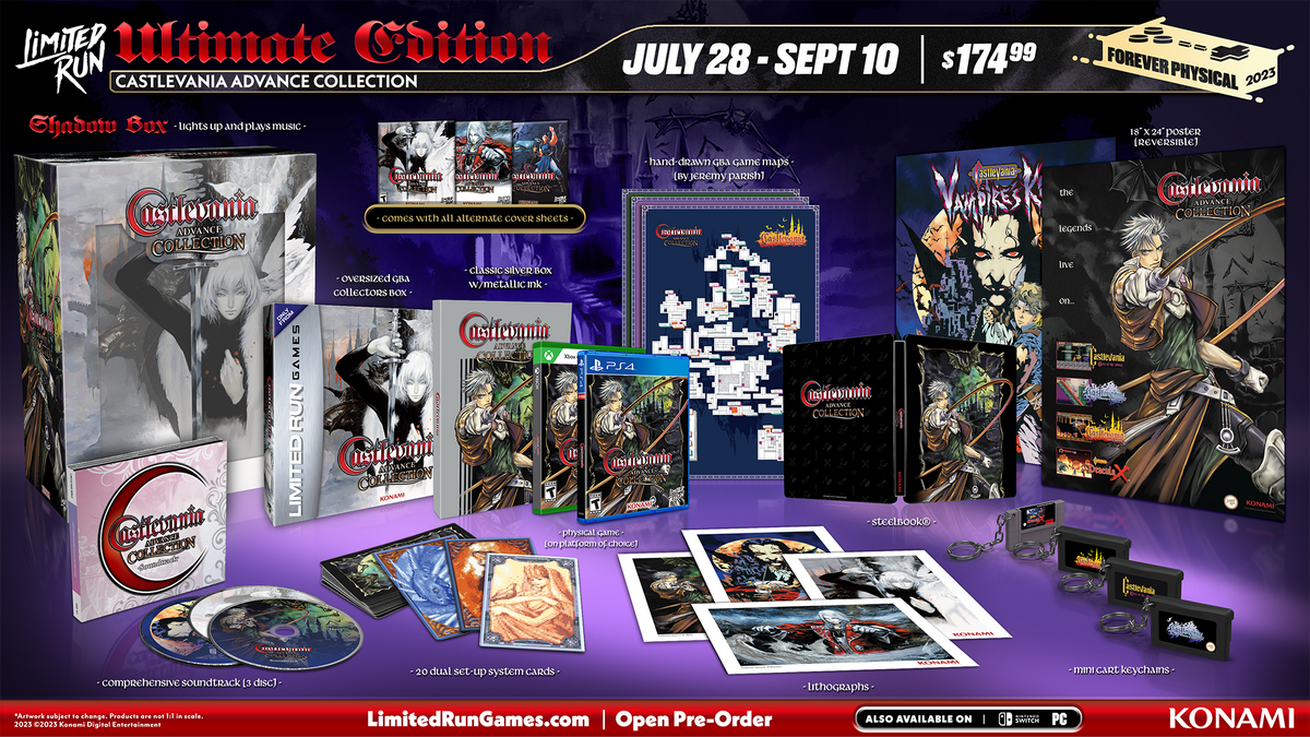 Limited Run #524: Castlevania Advance Collection Ultimate Edition (PS4)