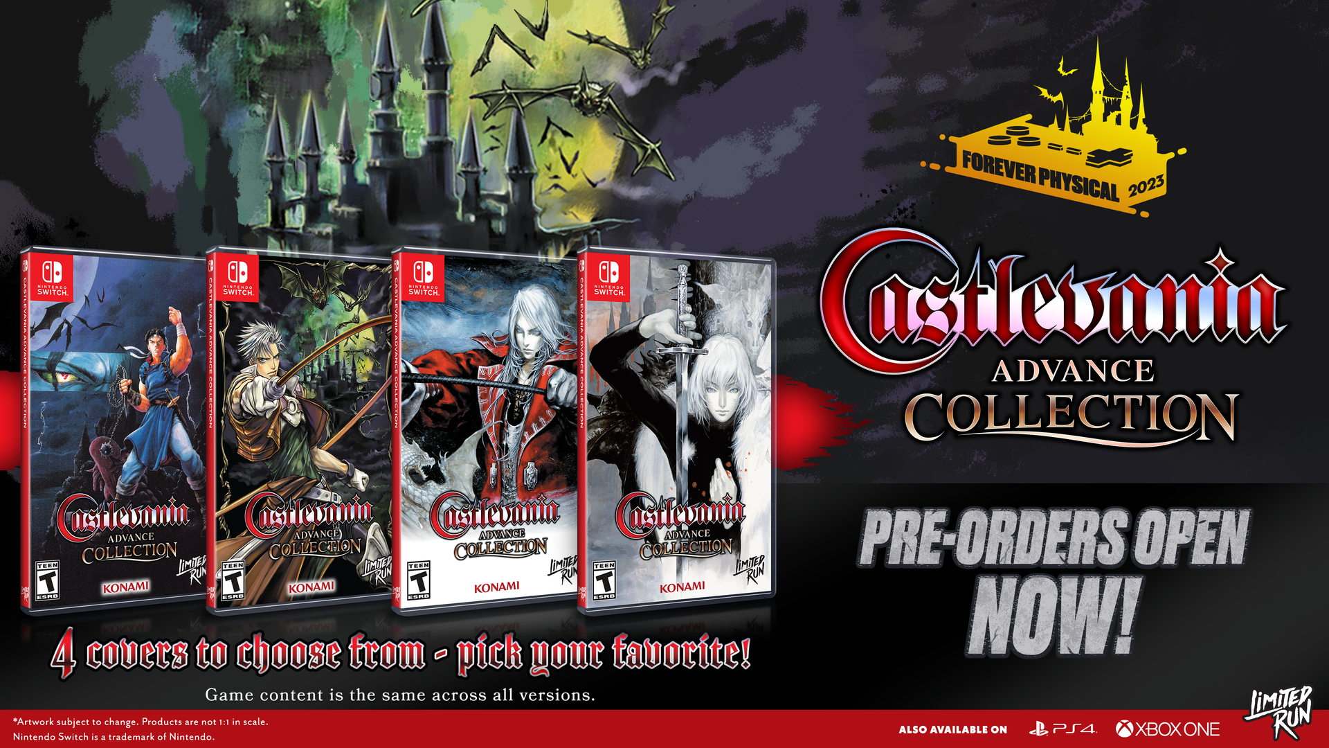 Switch Limited Run #198: Castlevania Advance Collection Switch Limited Run #198: Castlevania Advance Collection