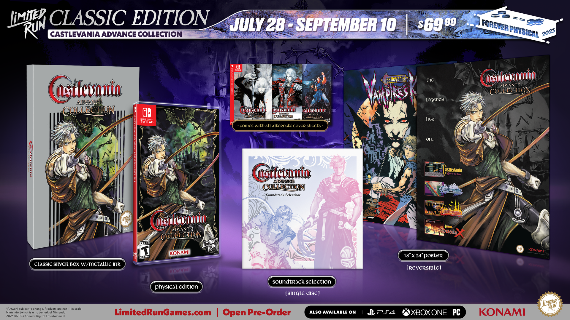 【新品】Castlevania Advance Collection 限定版 Switch Limited Run #198: Castlevania Advance Collection
