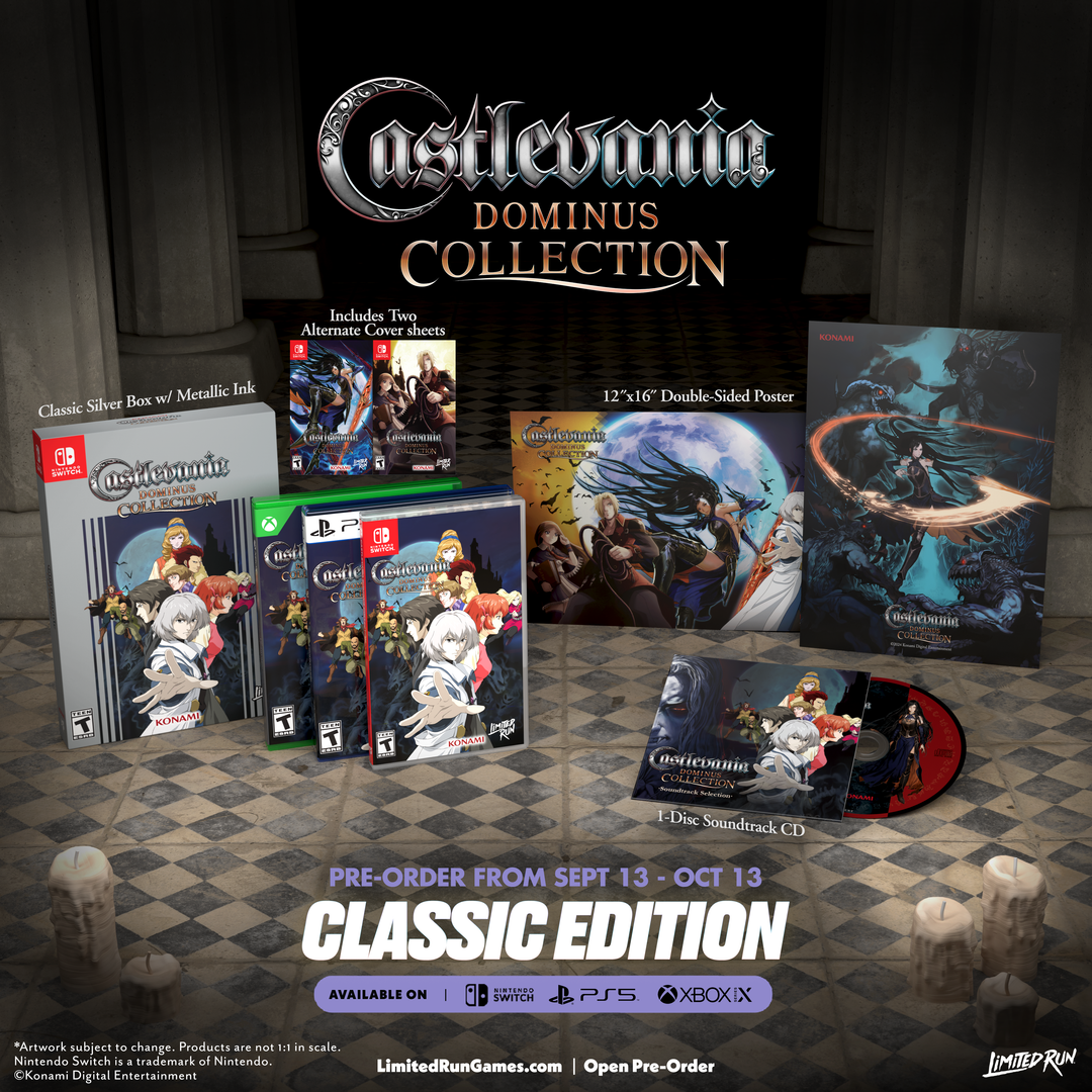 Castlevania Dominus Collection Classic Edition (Switch, PS5, Xbox Castlevania Dominus Collection Classic Edition (Switch, PS5, Xbox