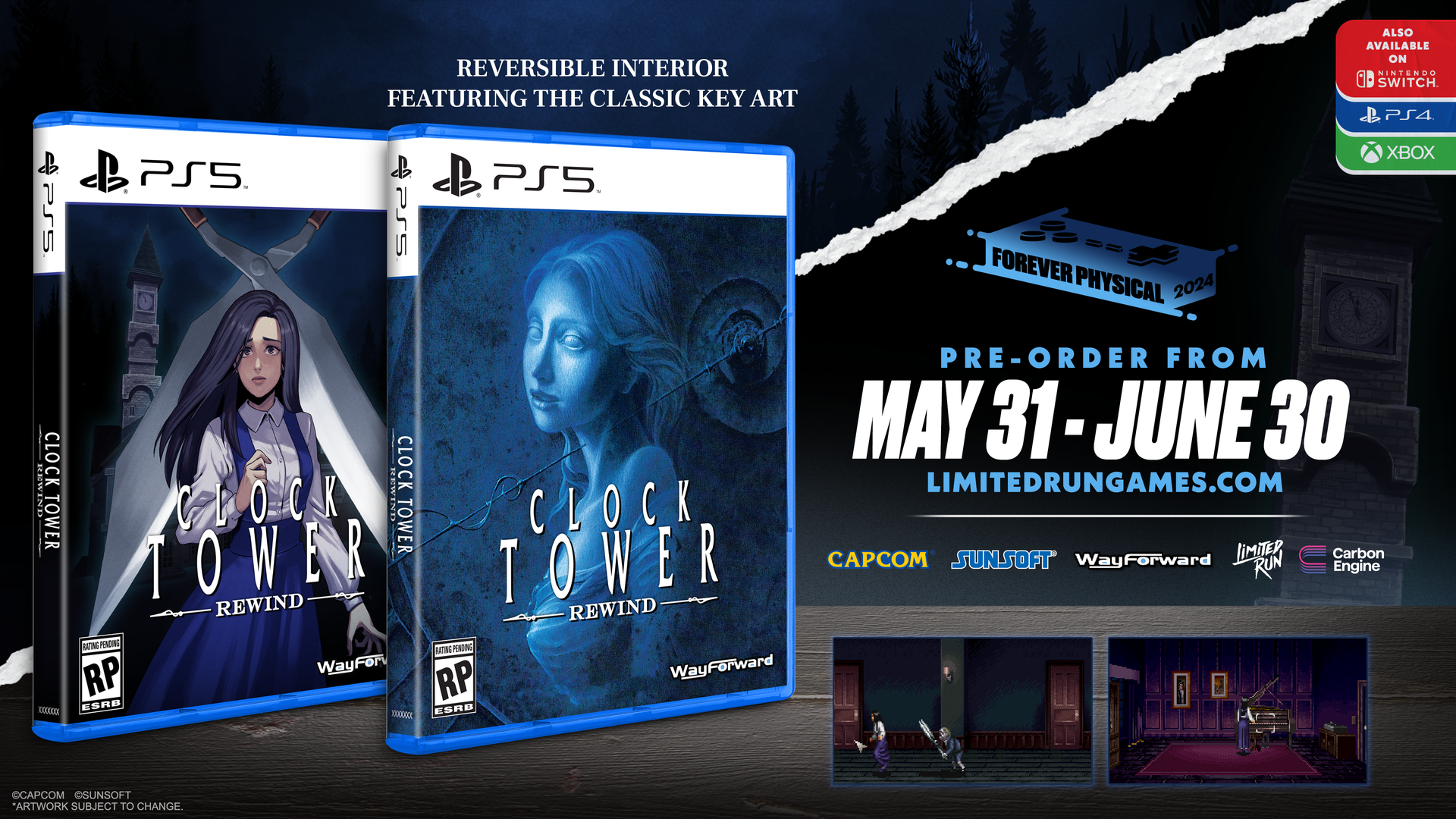 PS5 Limited Run #105: Clock Tower Rewind – Limited Run Games