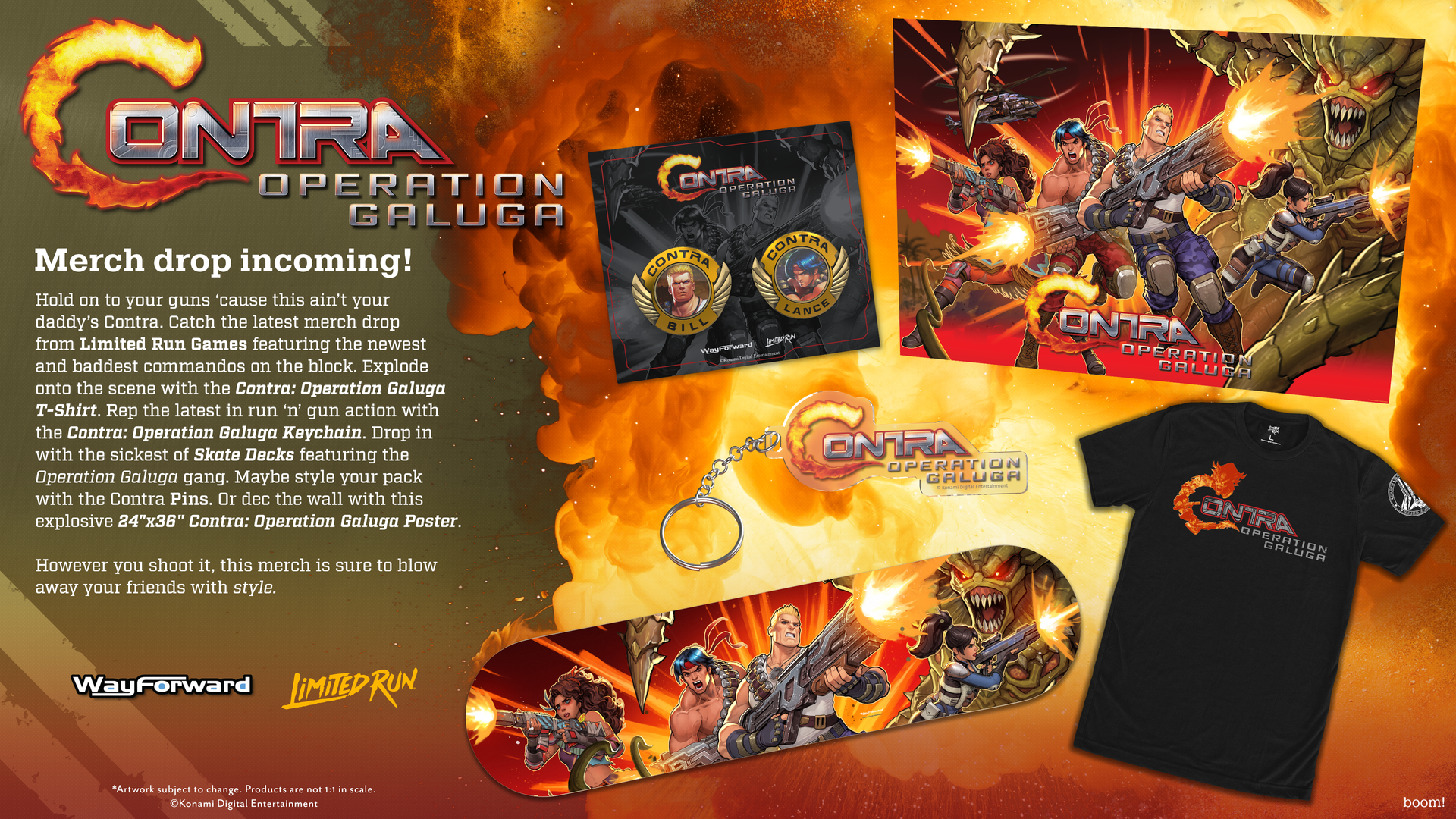Contra: Operation Galuga Poster – Limited Run Games