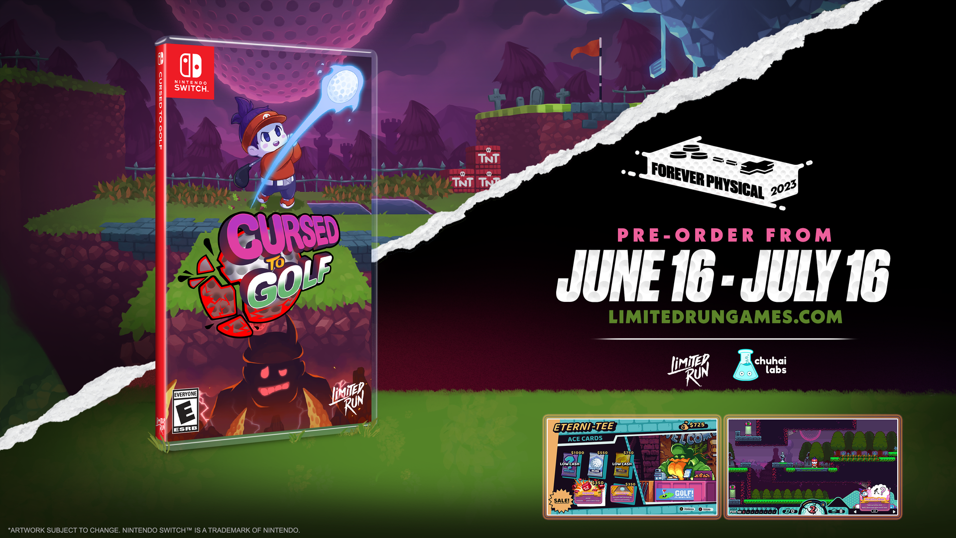 Switch Limited Run #195: Cursed to Golf – Limited Run Games Switch Limited Run #195: Cursed to Golf – Limited Run Games