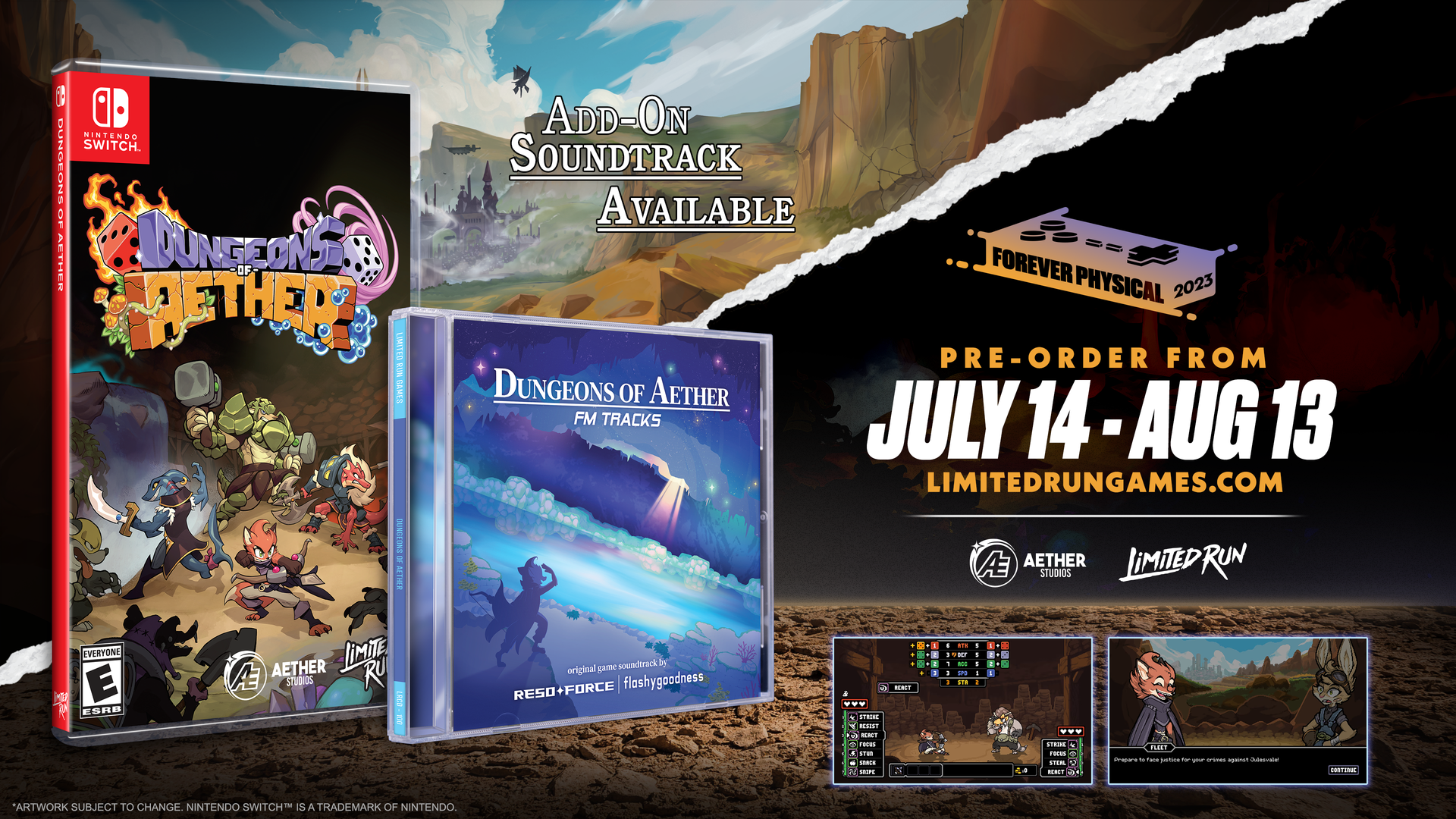 Switch Limited Run #200: Dungeons of Aether – Limited Run Games Switch Limited Run #200: Dungeons of Aether – Limited Run Games
