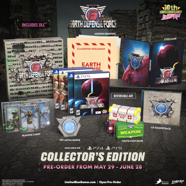 EARTH DEFENSE FORCE 6 Collector's Edition (PS5, PS4)