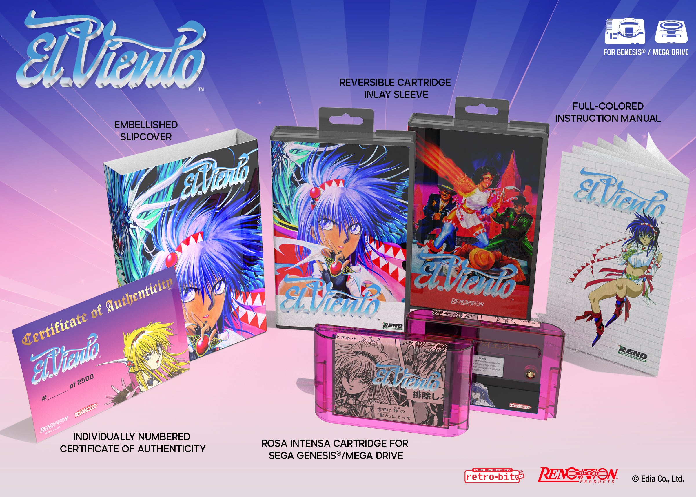 REVUE Eugenio Recuenco エウへニオ・レクエンコ El Viento: Collector's Edition (Genesis) – Limited Run Games