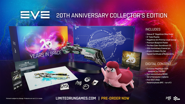 EVE 20th Anniversary Collector's Edition – Limited Run Games EVE 20th Anniversary Collector's Edition – Limited Run Games