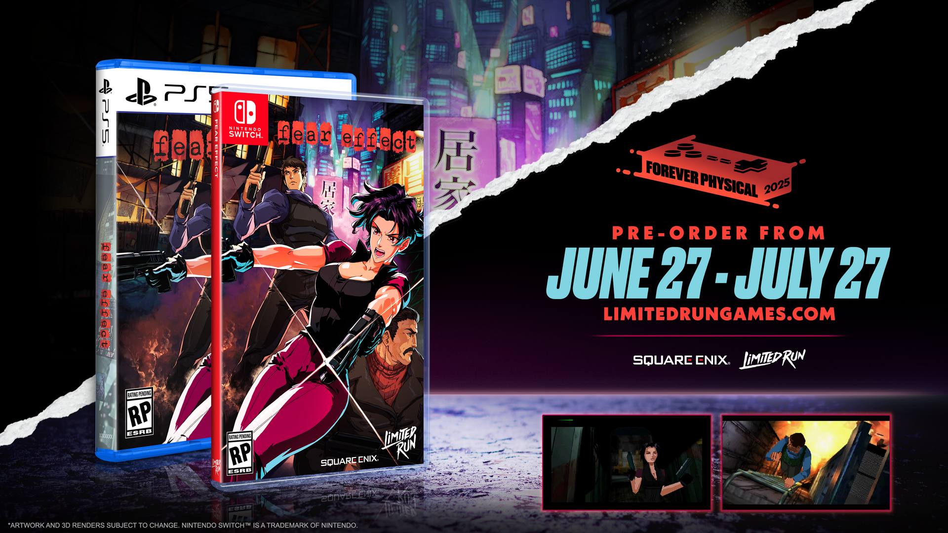 Fear Effect Standard Edition (Switch, PS5) – Limited Run Games Fear Effect Standard Edition (Switch, PS5) – Limited Run Games