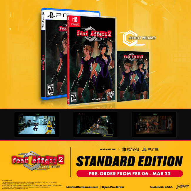 Fear Effect 2: Retro Helix Standard Edition (Switch, PS5)
