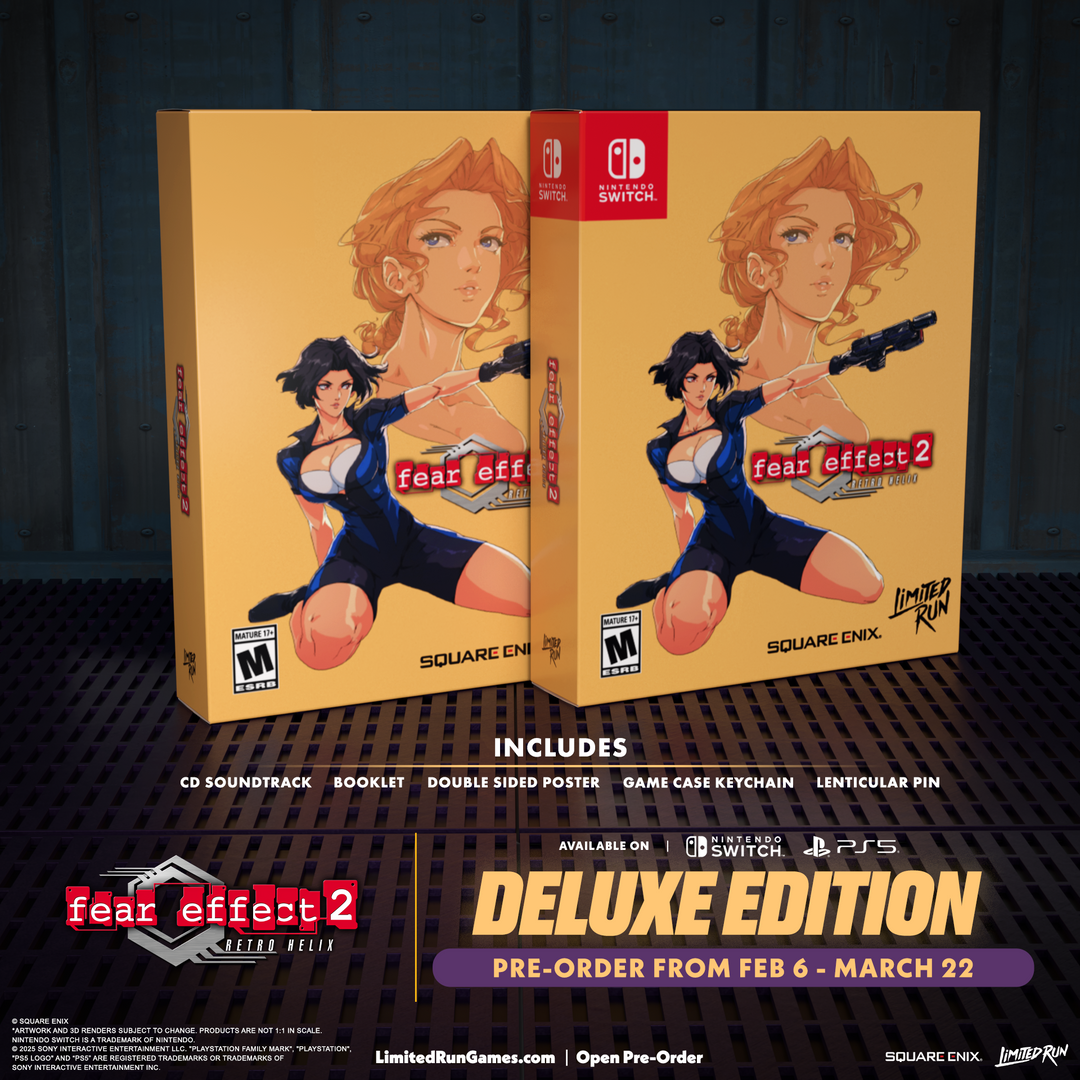 Fear Effect フィアエフェクト switch ニンテンドースイッチ SWITCH Fear Effect Limited Run Games PHYSICAL Nintendo Switch