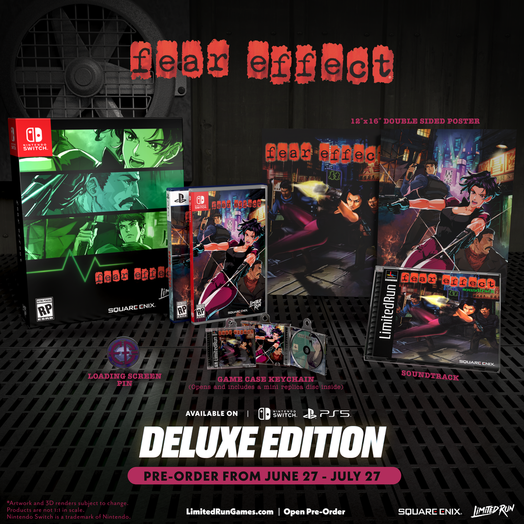 Fear Effect Deluxe Edition (Switch, PS5) – Limited Run Games Fear Effect Deluxe Edition (Switch, PS5) – Limited Run Games
